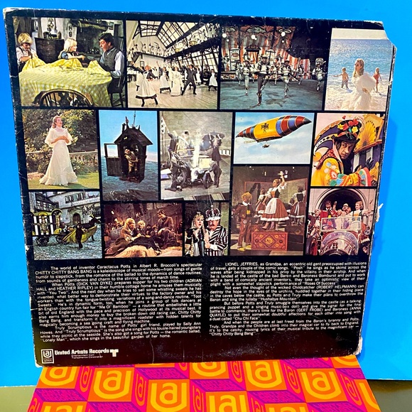 CHITTY CHITTY BANG BANG VTG 1965 ORIGINAL CAST SOUNDTRACK VINYL RECORD 12” RARE - Picture 4 of 15